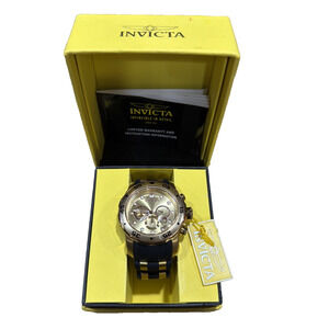 Invicta 17884 Pro Diver Chronograph Gold Dial Men's Watch Box